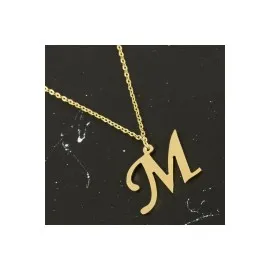 Prinç Harfli Kolye-M