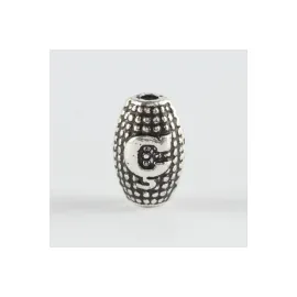 8 mm Arpa Kesim Metal Harf  metal tesbih harfi -Ç