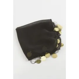 23X23 Halay Mendili 1 Adet-Siyah