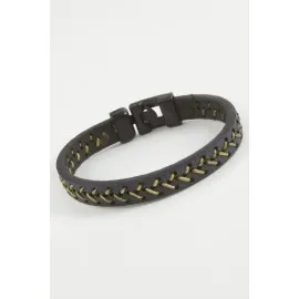 İpli Kaliteli Suni Deri Bileklik-Lacivert