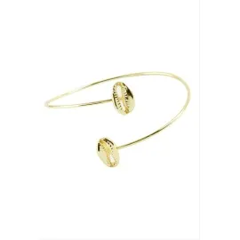 İstiridye Figürlü Üst Kol Pazu Bilekliği-Sarı