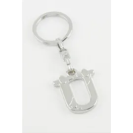 Harfli Metal Anahtarlık-Ü