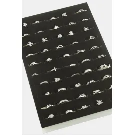 Tragus Zirkon Taşlı Halka Piercing 1 Adet-Gümüş Rengi