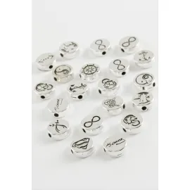 Karışık Bileklik Ara Aparatı 50 Gram-Gümüş Rengi