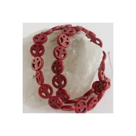 20 Mm Turkuaz Taşı-Kırmızı