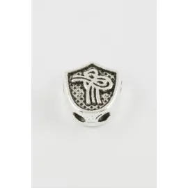 Tuğra Tesbih Ara Aparatı 1 Adet-Gümüş Rengi