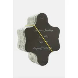 Kelebek Kolye Kartı 200 Adet-Siyah