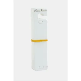 Kelepçe Lüx Dik Kalın Bileklik Kartı 100 Adet-Beyaz