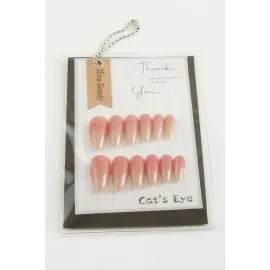 Mina Beauty Kedi Gözü Takma Tırnak-Fuşya