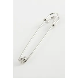 İskoç Çengel İğnesi 8 Cm 1 Adet-Gümüş Rengi