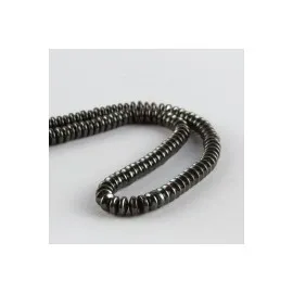 Rondela Hematit Taşı Küçük 6 Mm-Antrasit