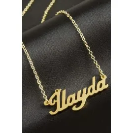 İlayda isimli kolye -Sarı