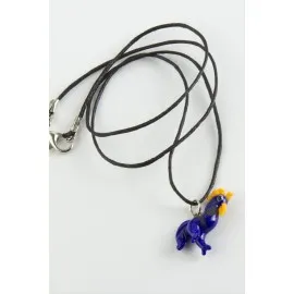 Horoz Cam Kolye-Renkli