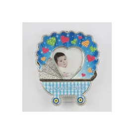 Bebek Temalı Magnet Plastik Çerçeve-Mavi