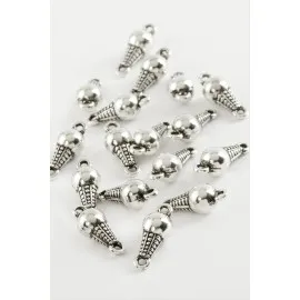 Üçgen Tesbih Ara Aparatı 50 Gram-Gümüş Rengi