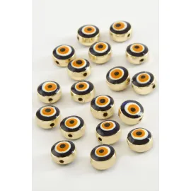 Nazar Mineli Bileklik ve Kolye Ucu Aparatı 1 Adet-Lacivert