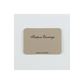 12li Küpe Kartı-Gri