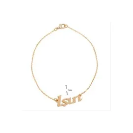 Işın isimli kolye -Sarı