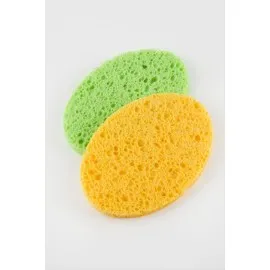 2 Adet Oval Makyaj Süngeri-Renkli