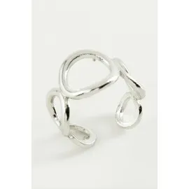 Halka Metal Yüzük-Gümüş Rengi