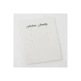 6lı Küpe Kartı-Beyaz