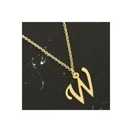 Prinç Harfli Kolye-W