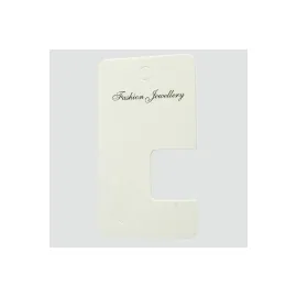 Toka Kartı 5X9 cm-Beyaz