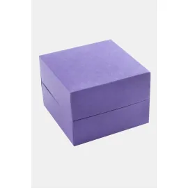 Mor Renkli Saat Kutusu-Mor