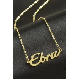 Ebru Isimli Kolye -Sarı