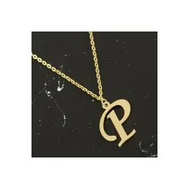 Prinç Harfli Kolye-P