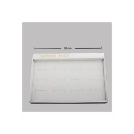 12Li Süngerli Yüzük Kutusu-Beyaz