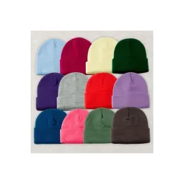 Çift Kat 1 nci kalite renkli bere  Toptan Bere Eldiven -Sütlü Kahve