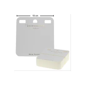 50li Yaka Kolye Kartı-Beyaz