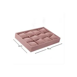 12Li Anfora Kumaş Yastıklı Tabla-Yavruağzı