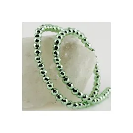 6 Mm Fasetli Hematit Taşı-Yeşil