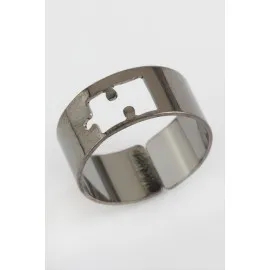 Yapboz Sevgili Eklem Yüzük-Antrasit