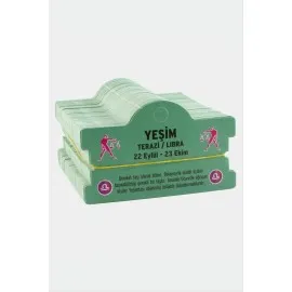 Yeşim - Terazi Burç Bileklik Kartı-Yeşil