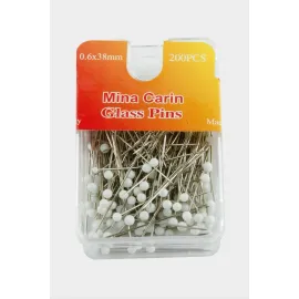 200 Adet Kutulu Toplu İğne-Beyaz