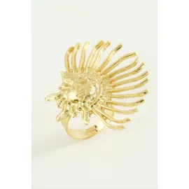 Güneş Metal Yüzük-Gümüş Rengi