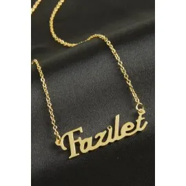 Fazilet isimli kolye -Sarı