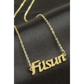 Füsun Isimli Kolye -Sarı