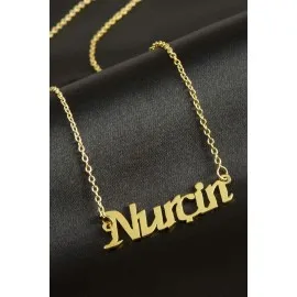 Nurçin Isimli Kolye -Sarı