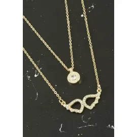 Kanat Yeni Sezon İkili Kolye-Sarı