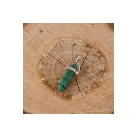 Malahit Point Kolye Ucu-Yeşil