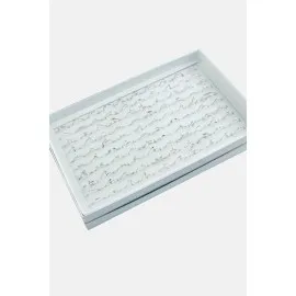 Karışık Lüx Çelik Eklem Yüzük 1 Adet-Gümüş Rengi