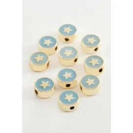 Yıldız Mineli Aparat 1 Adet-Açık Mavi