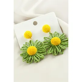 Papatya Zr Model Küpe-Pembe