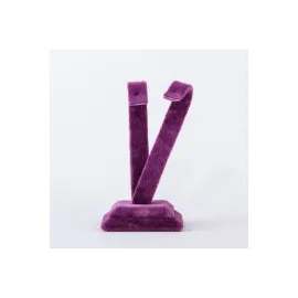 Anfora Kumaş Palmiye Küpelik-Açık Gri