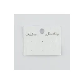 6Lı Küpe Kartı-Beyaz