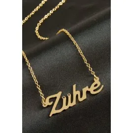 Zühre Isimli Kolye -Sarı